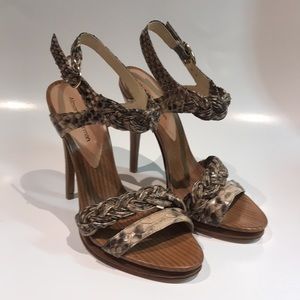 Alexandre Birman snakeskin heels